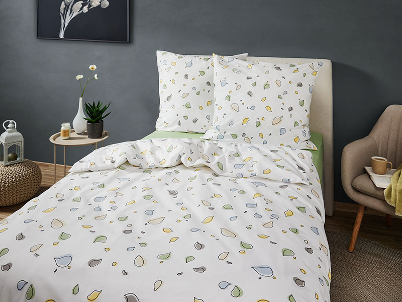 Renforcé Bettwäsche Floris HV | 80x80, bunt