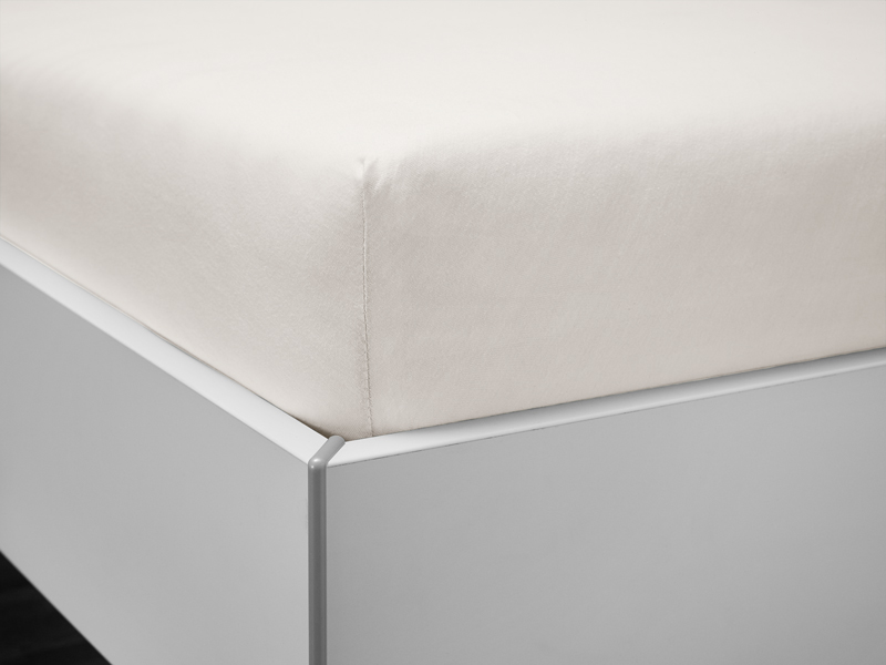 Premium Jersey-Spannbettlaken bellana premiumstretch | 100x200, schnee