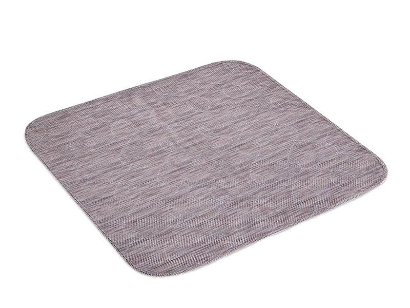 Sitzkissen Dotzheim mit PU rot gestreift | 45x45, streifen-rot Sitzkissen Dotzheim mit PU rot gestreift | 45x45, streifen-rot