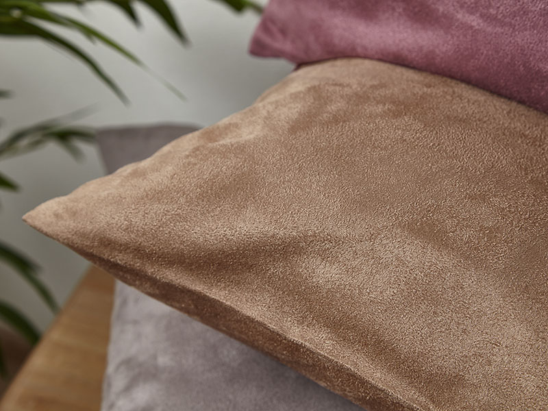 Kissenhülle Alcatraz Wildleder-Optik | 40x40, nougat Kissenhülle Alcatraz Wildleder-Optik | 40x40, nougat