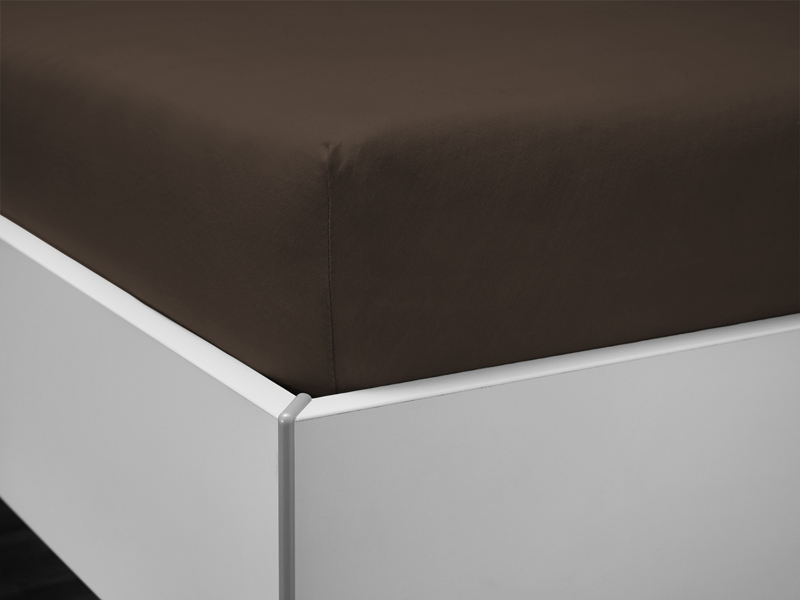 Jersey-Spannlaken Janine Elastic | 100x200, dunkelbraun