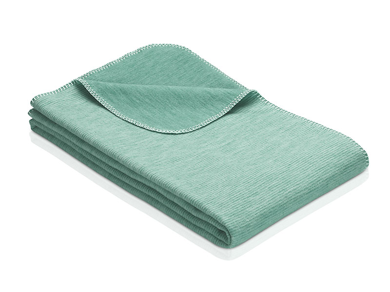 Baumwolldecke Lausanne Bio | 140x200, mint Baumwolldecke Lausanne Bio | 140x200, mint