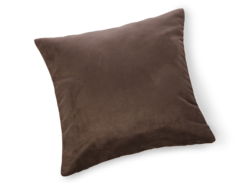 Kissenhülle Alcatraz Wildleder-Optik | 50x50, dunkelbraun Kissenhülle Alcatraz Wildleder-Optik | 50x50, dunkelbraun