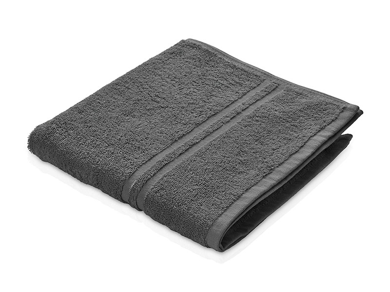 Walkfrottiertuch Lou | Handtuch (50x100), anthrazit - Stück