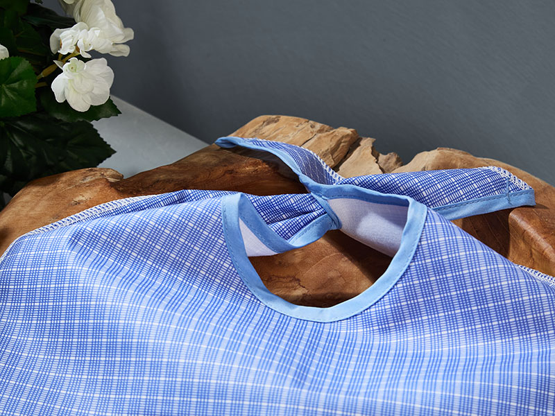 Speiseschürze Ingo beschichtet | 43x90, blau Speiseschürze Ingo beschichtet | 43x90, blau