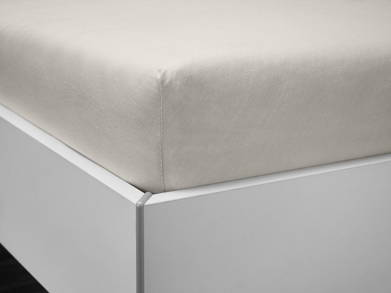 Jersey-Spannbettlaken Erna | 100x200, ecru