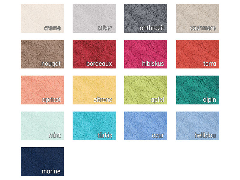 Walk-Frottiertuch Ibiza farbig | Handtuch (50x100), bordeaux - Stück Walk-Frottiertuch Ibiza farbig | Handtuch (50x100), bordeaux - Stück