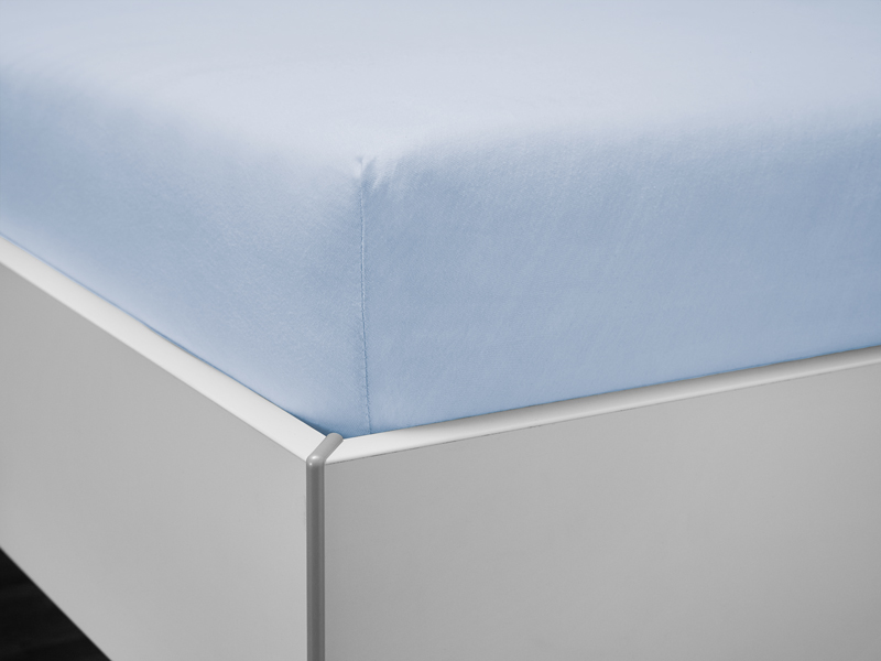Jersey-Spannbettlaken bellana aqua | 150x200, hellblau