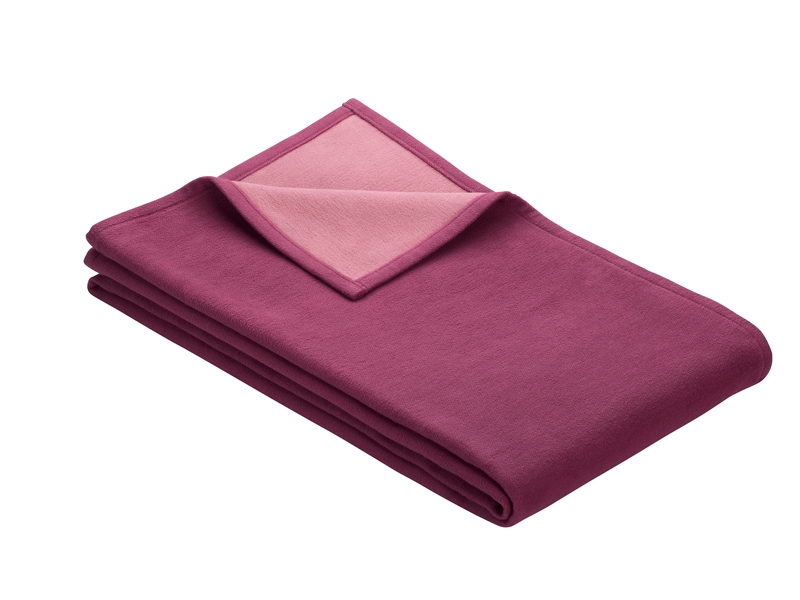 Hoteldecke Stockholm Bio GOTS zertifiziert | 140x200, violett