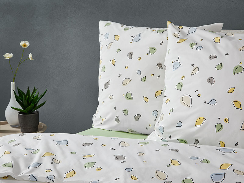Renforcé Bettwäsche Floris HV | 80x80, bunt