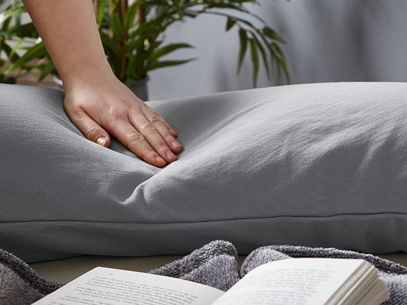 Lagerungskissen Komfort | 180x34, grau - Jersey Lagerungskissen Komfort | 180x34, grau - Jersey