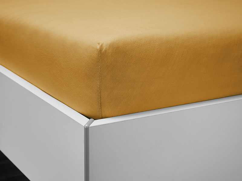 Jersey-Spannlaken Janine Classic | 100x200, honiggold