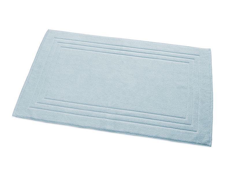 Walk-Badvorleger Monaco Zero Twist Softgarn | 50x70, hellblau