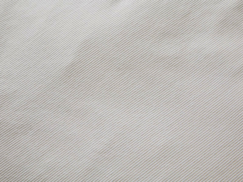 Satinstreifen-Bettwäsche Lieselotte 2mm weiß | 140x200, weiß / beige