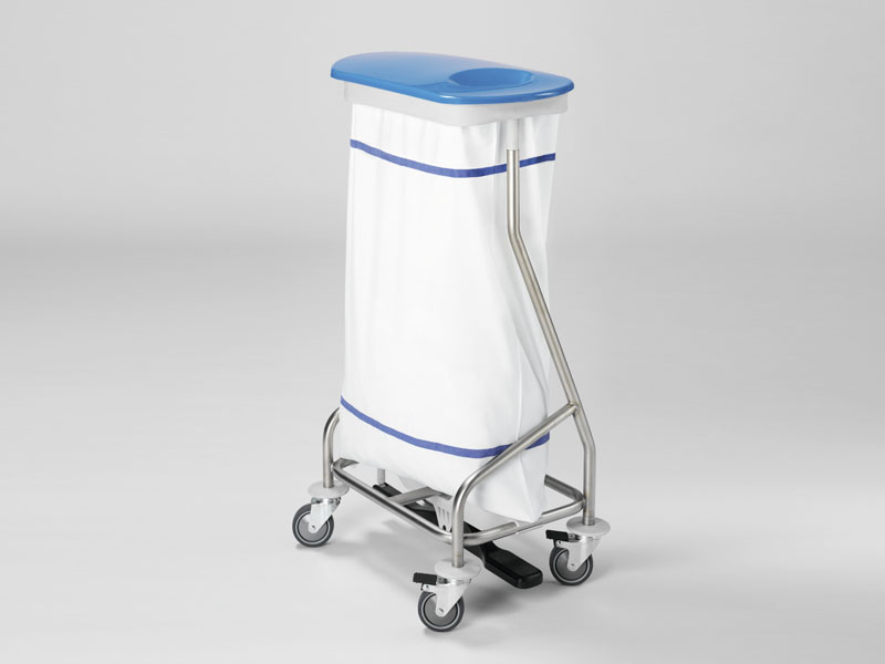 Wäschewickelsack weißgrundig | 55x100, weiß-grau - Stück Wäschewickelsack weißgrundig | 55x100, weiß-grau - Stück