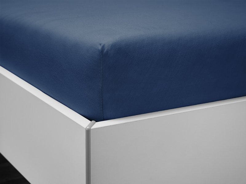 Jersey-Spannbettlaken bellana aqua | 200x200, marine