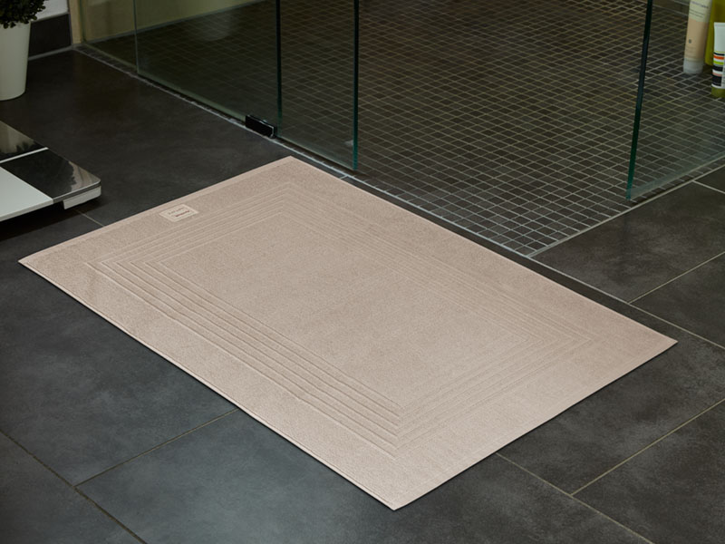 Badvorleger Nature Bio farbig | 50x80, stein Badvorleger Nature Bio farbig | 50x80, stein