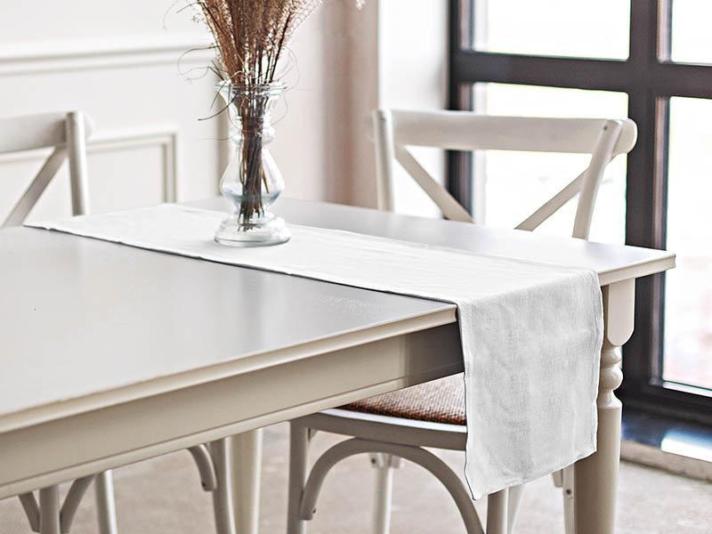 AVA HL Tischläufer | 45x160, weiß AVA HL Tischläufer | 45x160, weiß