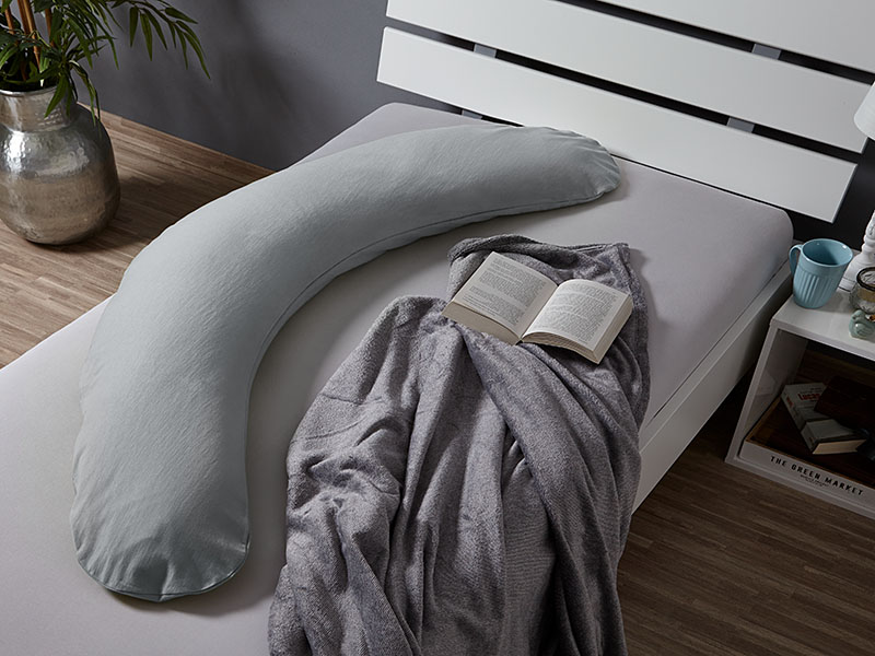 Lagerungskissen Komfort | 180x34, grau - Jersey Lagerungskissen Komfort | 180x34, grau - Jersey