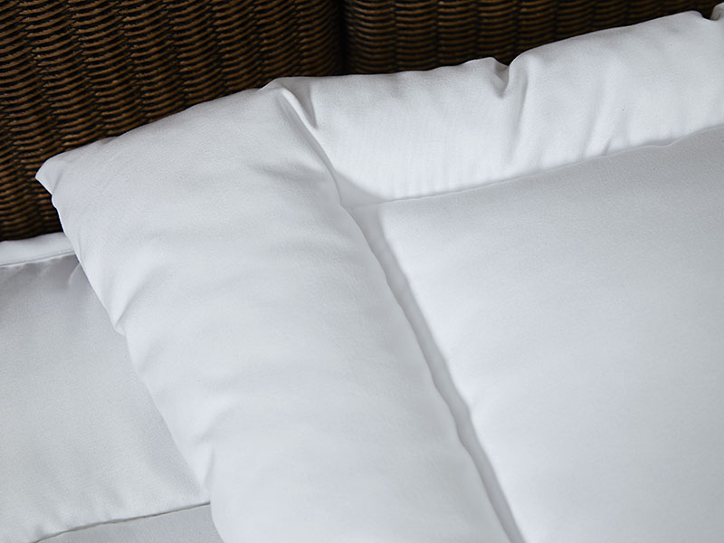 Microfaser-Kissen Moonlight flach | 40x60, weiß Microfaser-Kissen Moonlight flach | 40x60, weiß