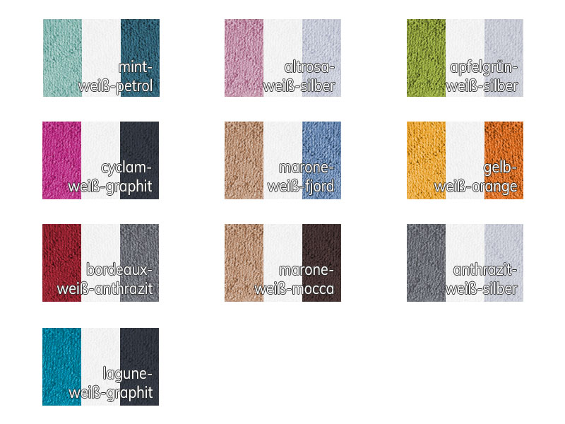 Walk-Frottiertuch New York Streifen | Waschhandschuh (17x24), cyclam-graphit Walk-Frottiertuch New York Streifen | Waschhandschuh (17x24), cyclam-graphit