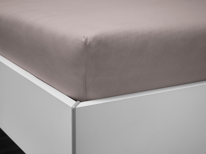 Jersey-Spannbettlaken Erna | 150x200, kiesel