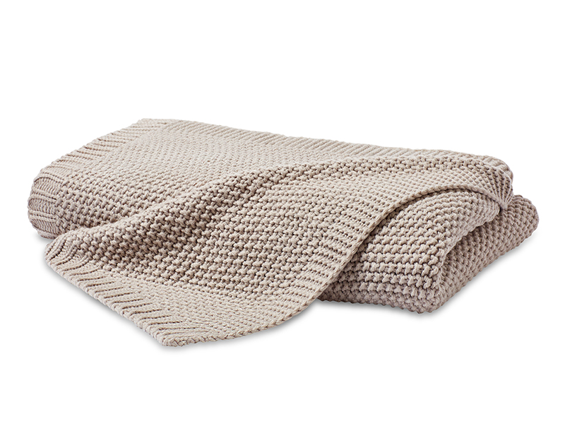 Strickdecke Hilda | 130x170, natur