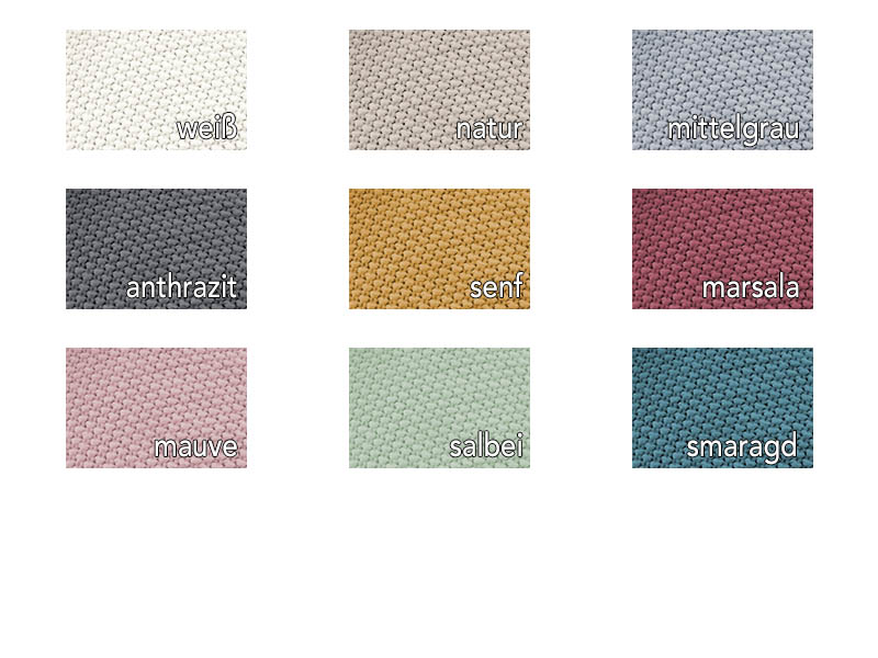 Strickdecke Hilda | 130x170, mauve