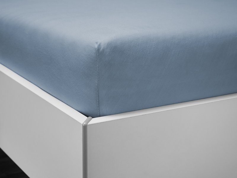 Jersey-Spannlaken Janine Classic | 100x200, denimblau