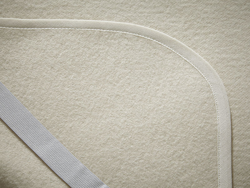Molton-Spannauflage Delft | 100x200, rohweiß Molton-Spannauflage Delft | 100x200, rohweiß
