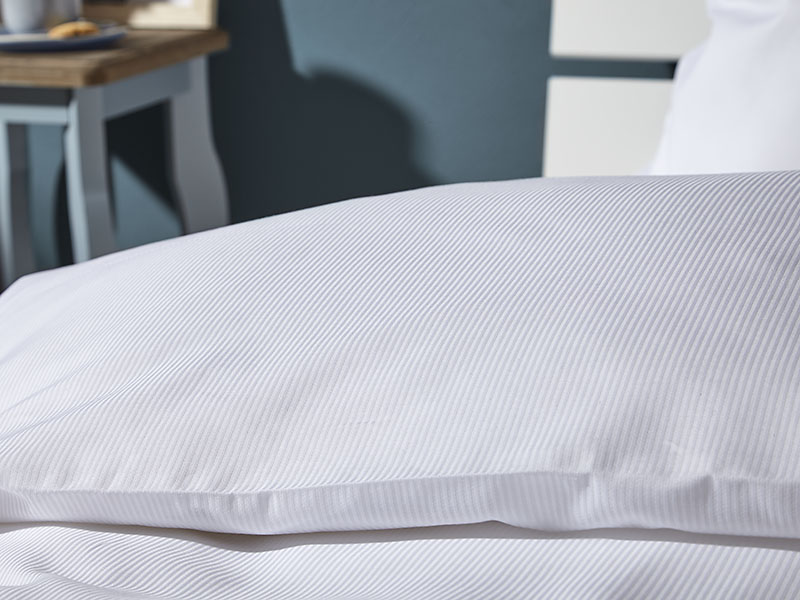 Satinstreifen-Bettwäsche Olivia 2mm weiß | 80x60, weiß
