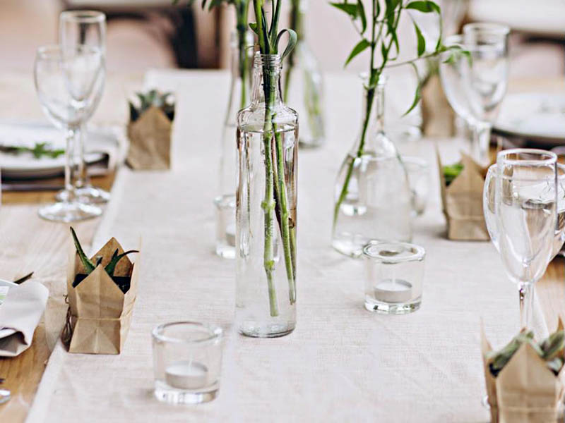 AVA HL Tischläufer | 45x160, weiß AVA HL Tischläufer | 45x160, weiß