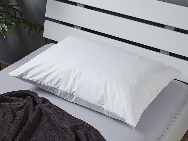 Bezug PU mit RV für Kissen | 40x40, weiß - Stück Bezug PU mit RV für Kissen | 40x40, weiß - Stück
