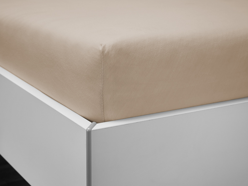 Premium Jersey-Spannbettlaken bellana premiumstretch | 100x200, sand