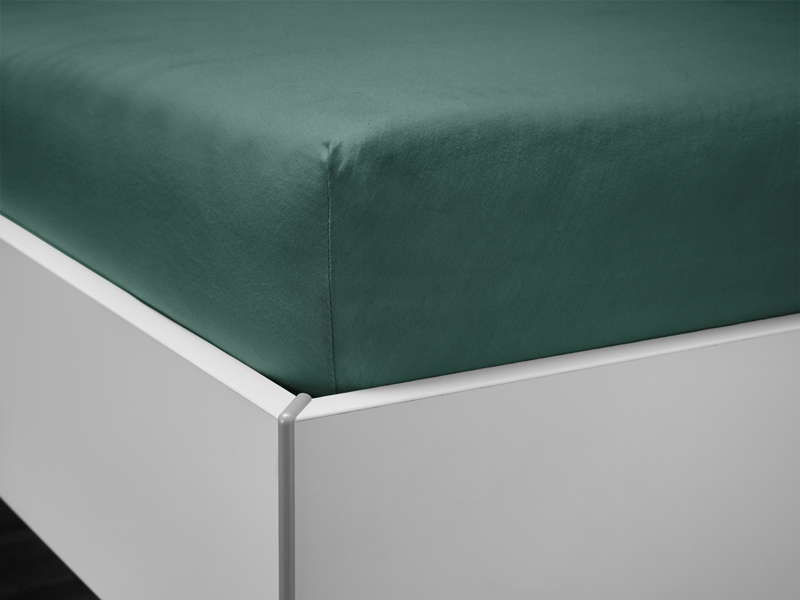 Jersey-Spannlaken Janine Classic | 100x200, waldgrün