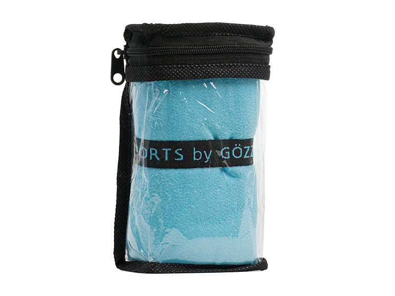 Sporttuch antibakteriell mit Gummiband farbig | 30x50, taupe