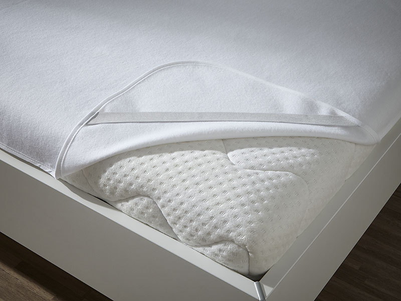 Molton-Spannauflage PU | 80x200, weiß Molton-Spannauflage PU | 80x200, weiß