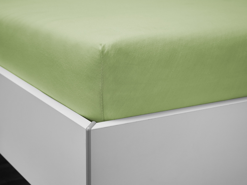 Jersey-Spannbettlaken bellana aqua | 150x200, moos
