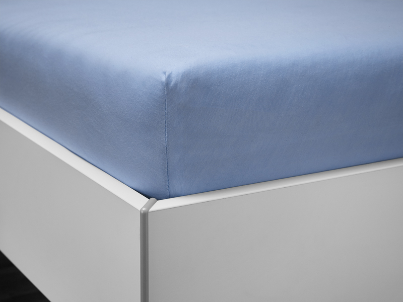 Bio Jersey-Spannbettlaken bellana by nature | 200x200, mittelblau