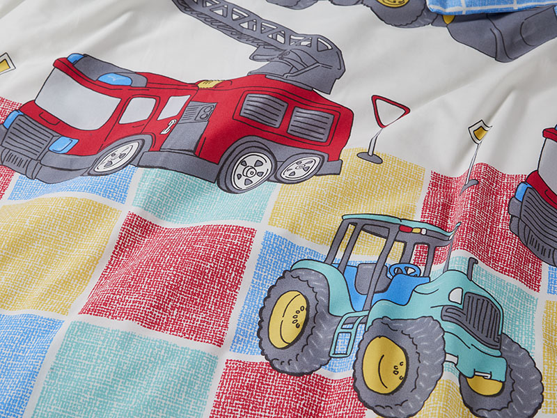 Kinder-Bettwäsche Autos