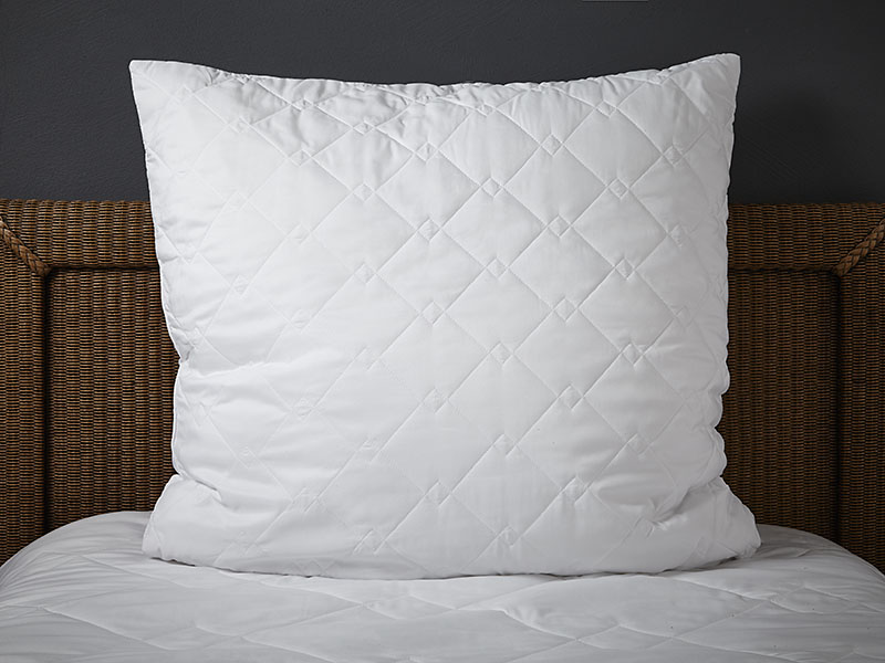 Microfaser-Kissen Moonlight gesteppt | 80x80, weiß Microfaser-Kissen Moonlight gesteppt | 80x80, weiß