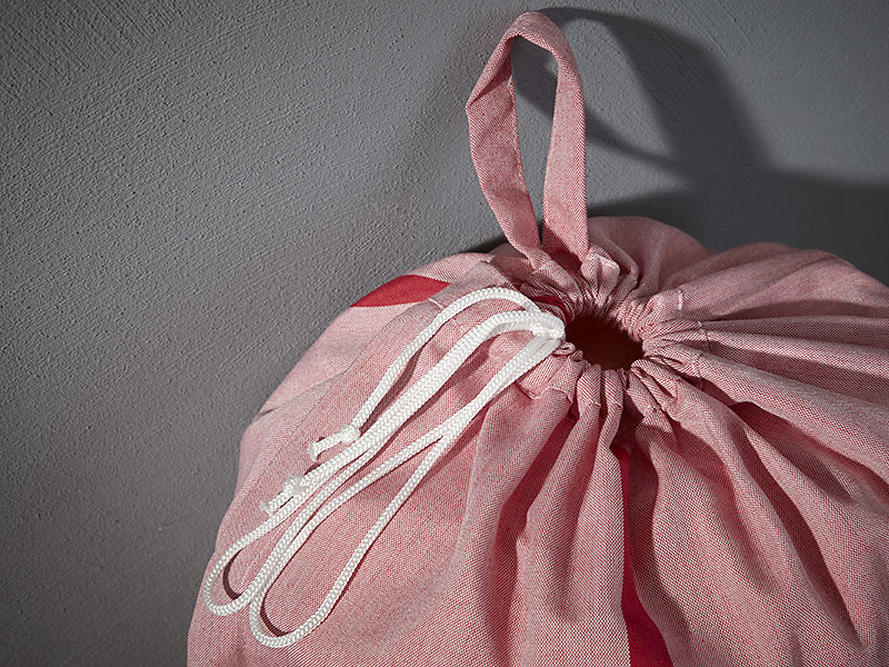 Bewohnerwäschesack mit Bindebändern | 50x70, gelb - Stück Bewohnerwäschesack mit Bindebändern | 50x70, gelb - Stück