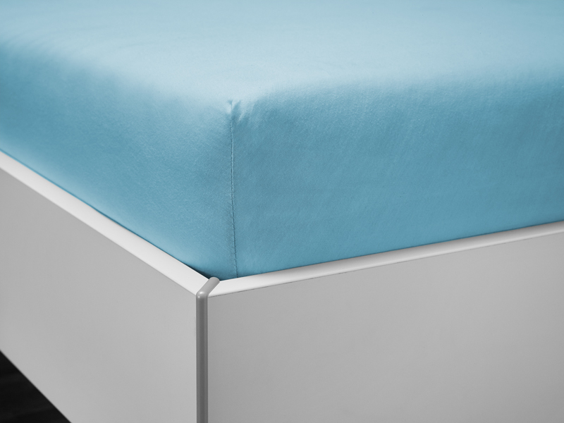 Jersey-Spannbettlaken bellana aqua | 150x200, türkis