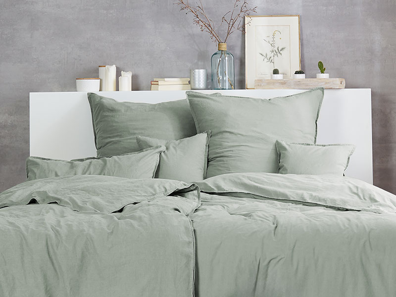 Baumwoll-Bettwäsche Stone Washed Flanell Baumwoll-Bettwäsche Stone Washed Flanell