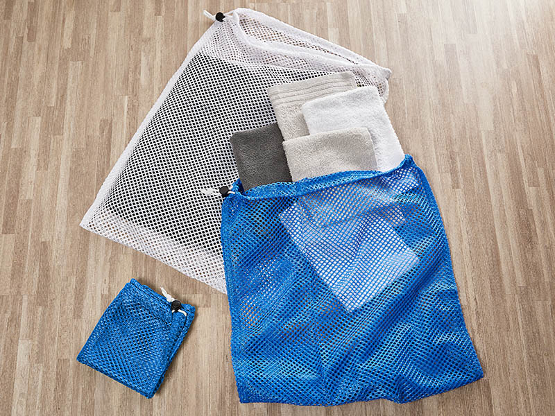 Wäschenetz mit Verschlusskordel | 40x60, blau Wäschenetz mit Verschlusskordel | 40x60, blau