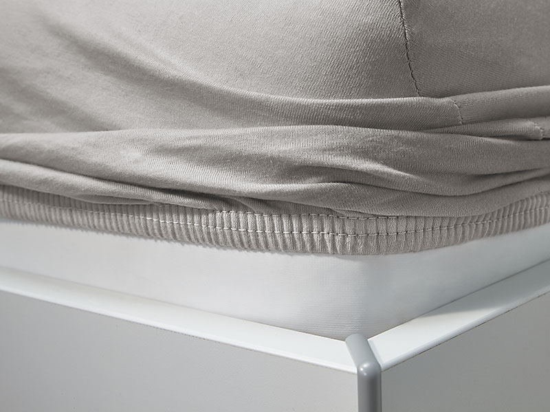 Jersey-Spannlaken Janine Classic | 100x200, opalgrau Jersey-Spannlaken Janine Classic | 100x200, opalgrau