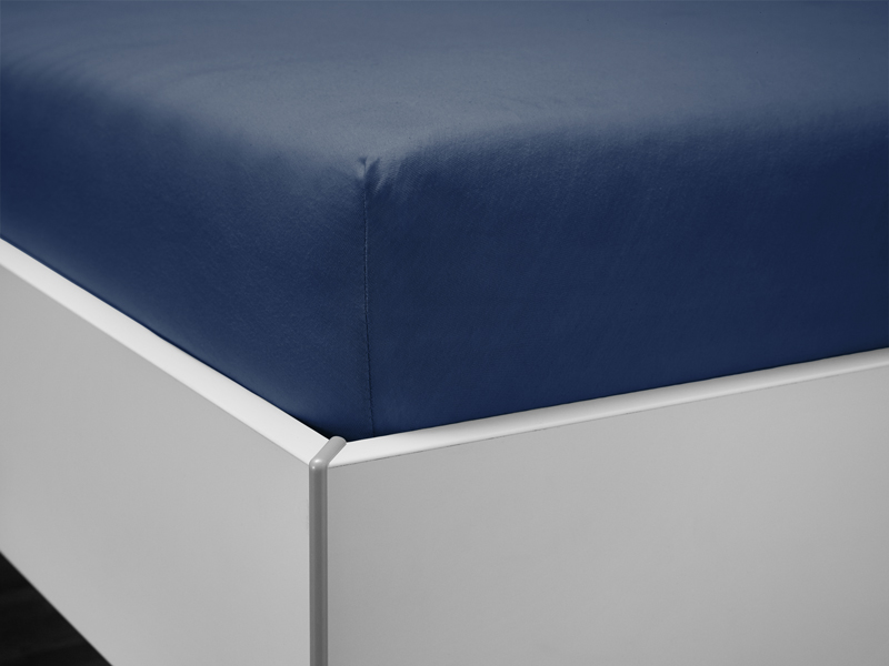 Jersey-Spannlaken Janine Classic | 100x200, marine