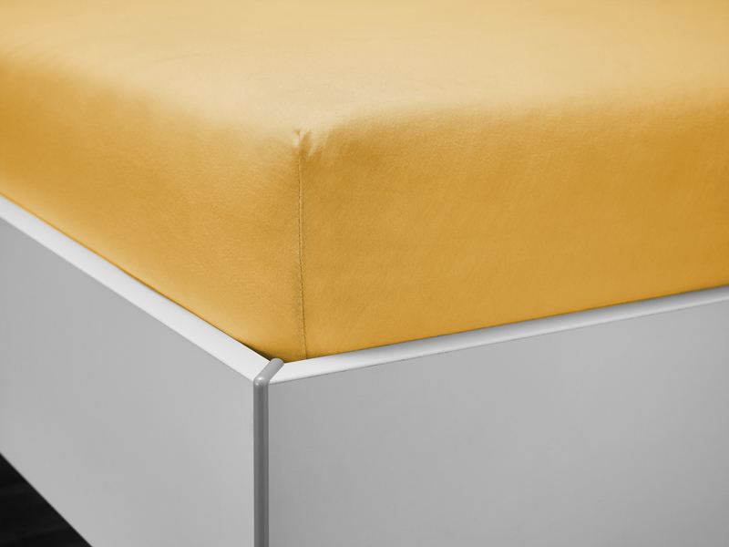 Jersey-Spannlaken Janine Elastic | 150x200, sonnengelb