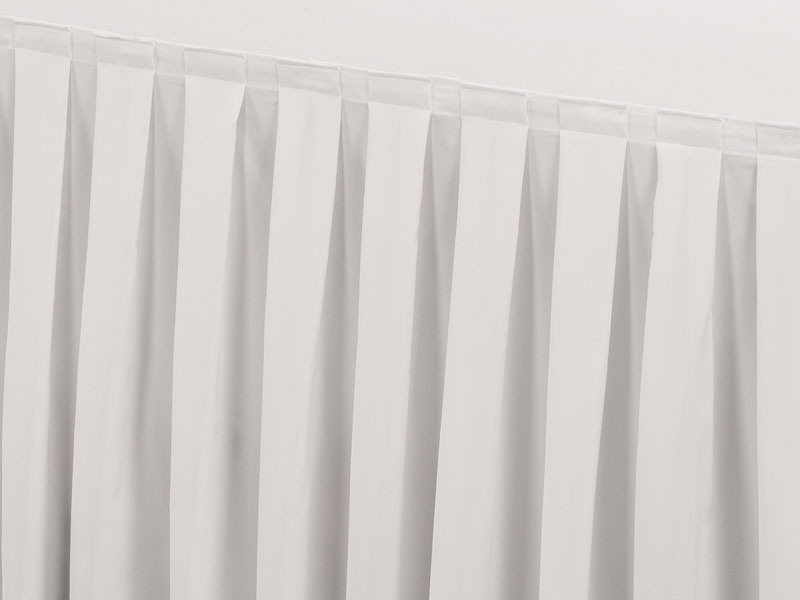 Skirting Boxpleat | 410x73, weiß Skirting Boxpleat | 410x73, weiß