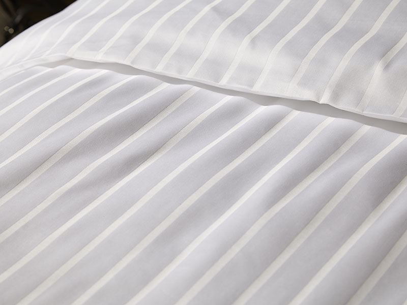 Satinstreifen-Bettwäsche Lola weiß | 80x40, weiß Satinstreifen-Bettwäsche Lola weiß | 80x40, weiß